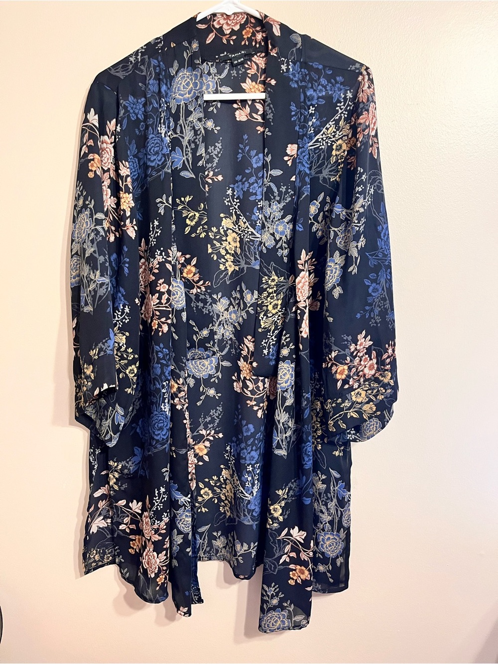 Floral Print Kimono